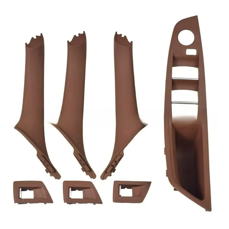 

Zza For Beige Black Car Interior Inner Door Handle Panel Pull Trim Cover Original Right Hand Drive RHD BMW 5 Series F10 F11