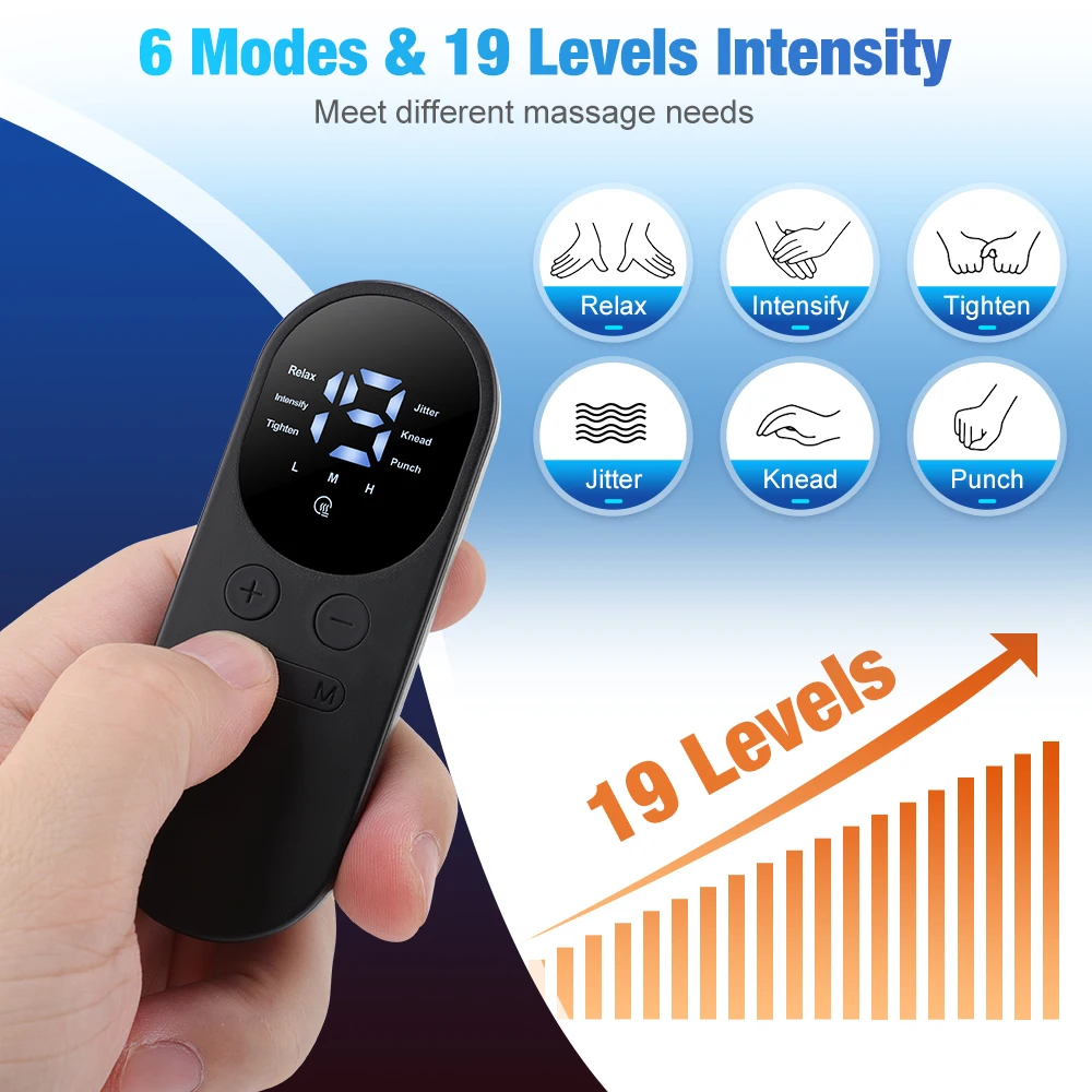 

Muscle Stimulator 6-Mode LCD Display Electric EMS Acupuncture Body Massage Digital Therapy Slimming Machine Electrostimulator