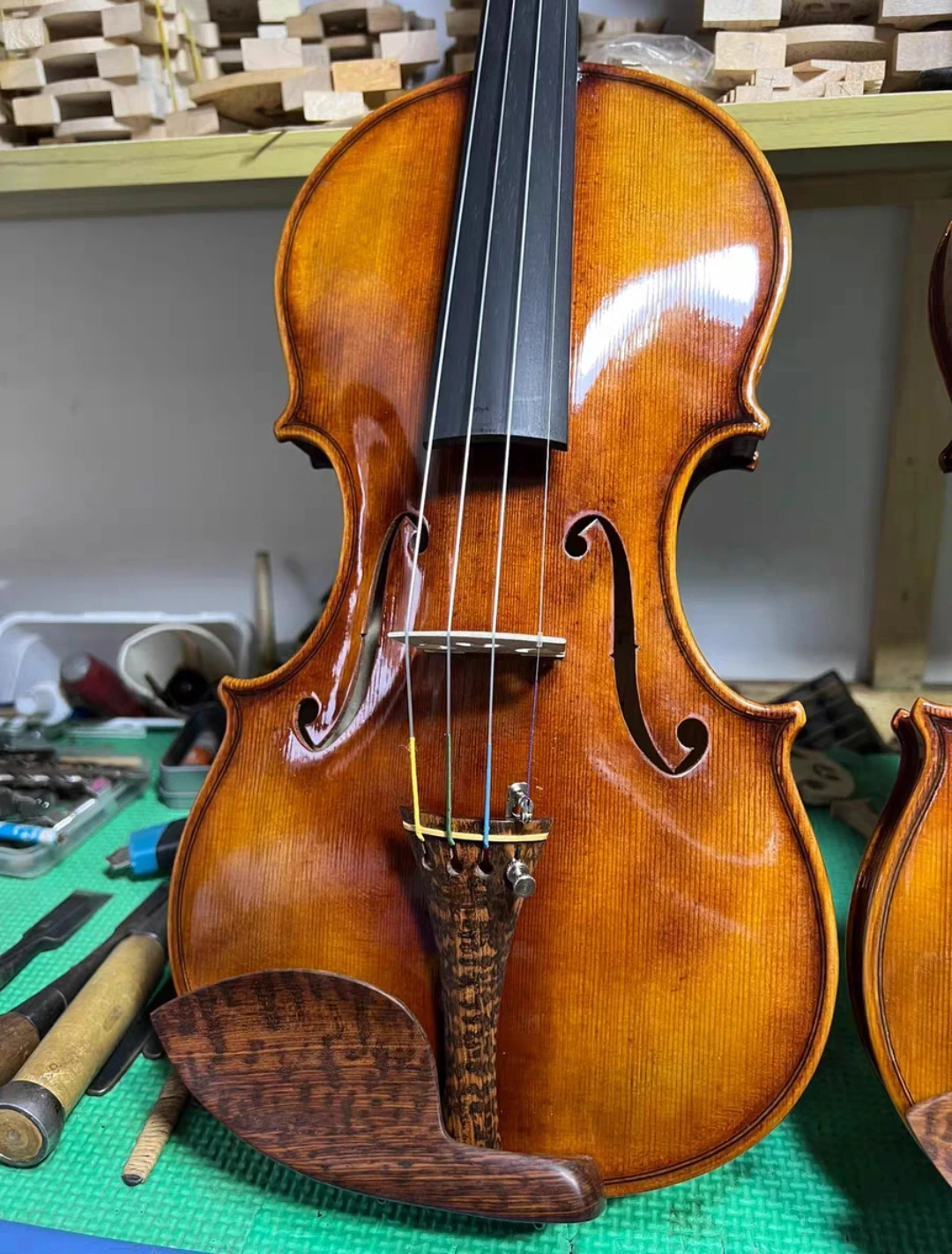 Professional violinist  Violin 4/4 Bohemia maple Antonio Stradivarius 바이올린 كمان vionlin musical instrument violino