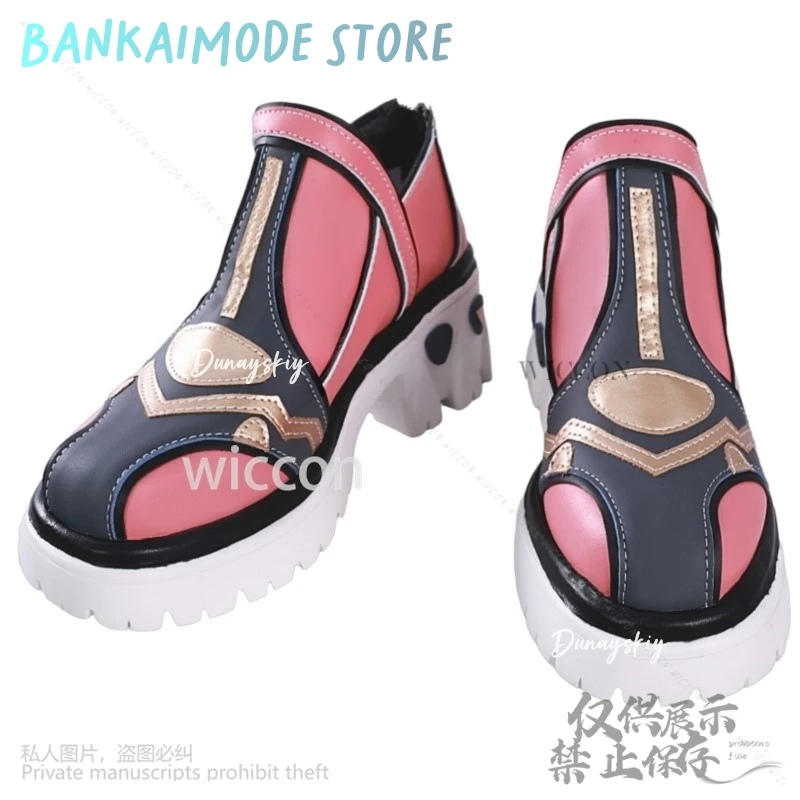 アニメゲーム原神コスプレ Varesa 靴甘い Y2K スタイル小道具ピンクスポーツウェア女の子女性ハロウィン Cos カスタマイズ