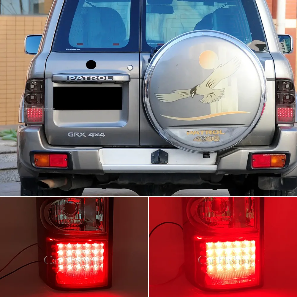 For Nissan Patrol  Y61 modified tail light Patrol modified LED rear turn signal rear brake light rear tail light