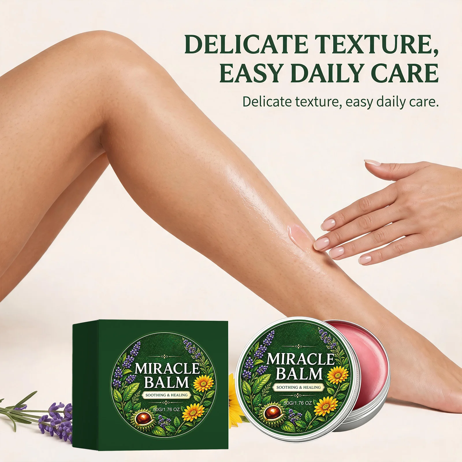 Natural Herbal Miracle Balm Full Body Joint Relief Soothe Nerve Knee Shoulder Discomfort Daily Sports Support Joint Care Cream