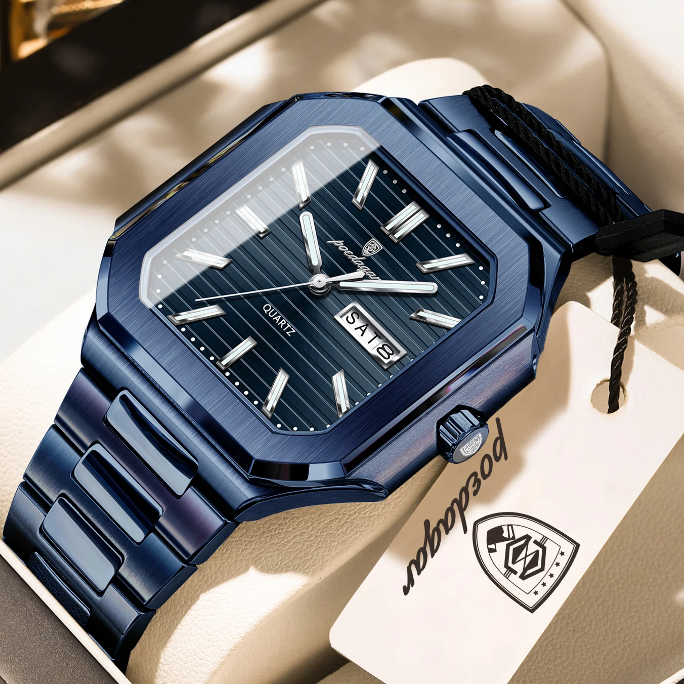 Men's Business Waterproof Luminous Date Week Watch