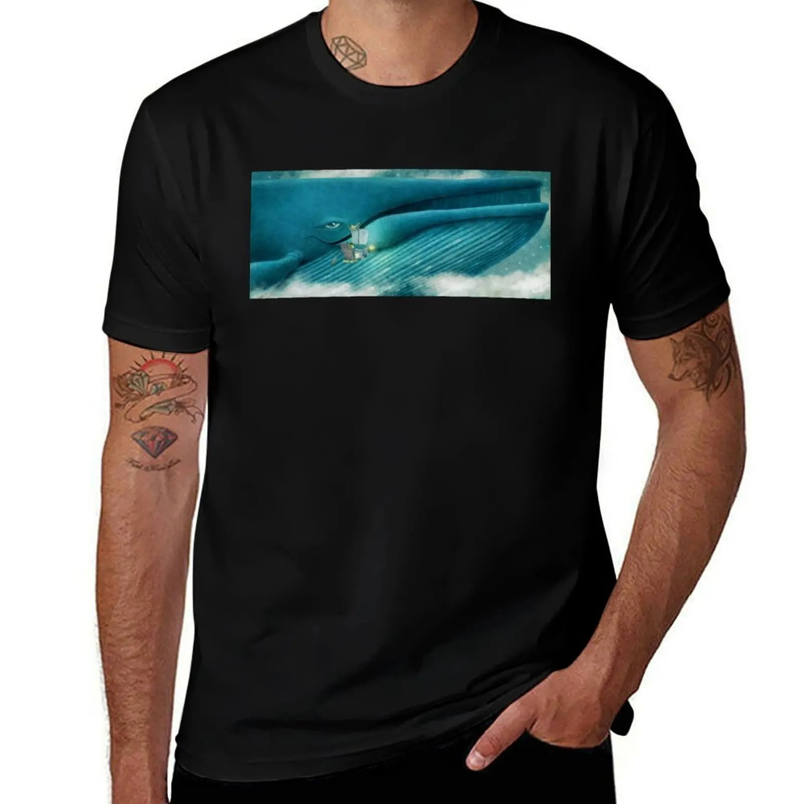 Finn and The Whale T-Shirt Big Size Short Sleeve Tee for Men