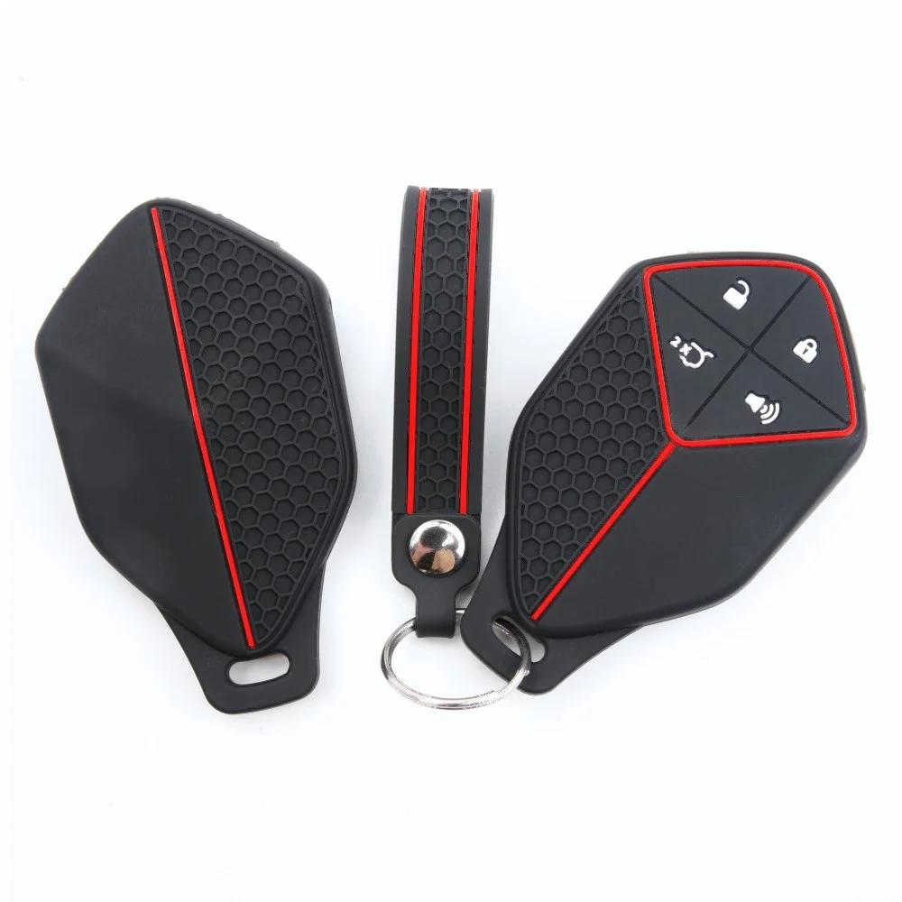 Protective Silicone Key Cover For Changan Deepal S7 S07 SL03 S05 G318 with slim wrist strap Non Slip Precise Fit