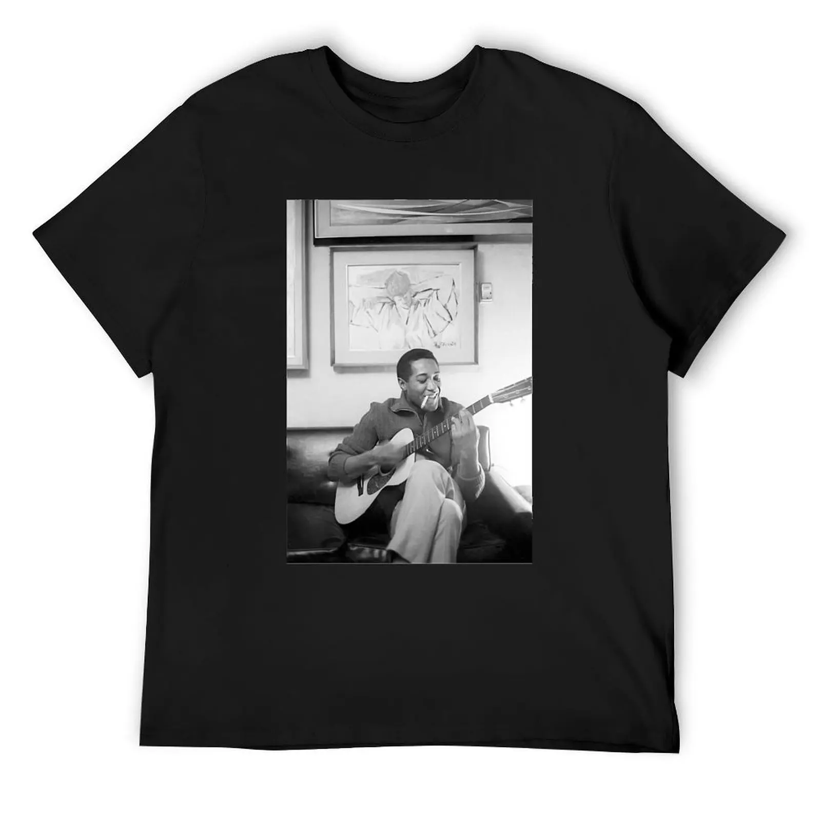 

Sam Cooke Playing Guitar Classic T-Shirt sports fans blacks summer tops korean fashion mens vintage t shirts