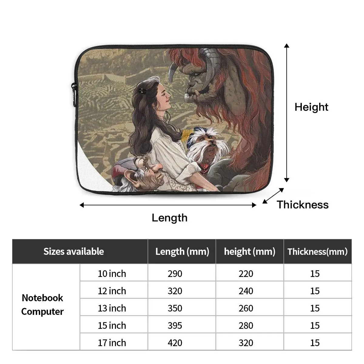 The Labyrinth Fantasy Adventure Ambrosius Notebook Laptop Bag 10 12 13 15 17 Inch For Macbook Air Pro Tablet Shockproof Case Bag