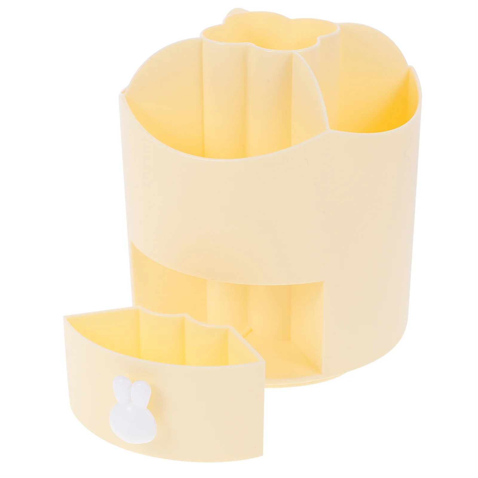 Rotierender Desktop-Organizer, Pinselstift, Bleistifthalter, 360-Grad-Drehung, Gitter, Klassifizierung, ordentliche Aufbewahrung