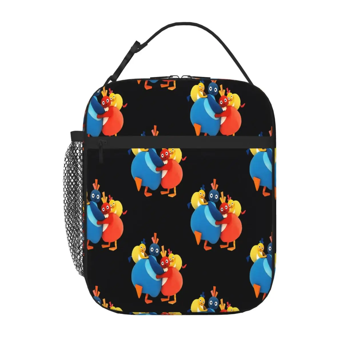 Bestselling Twirlywoos Cute Characters Single Layer Thermal Food Carrier Car Travel Reusable Lunch Bag