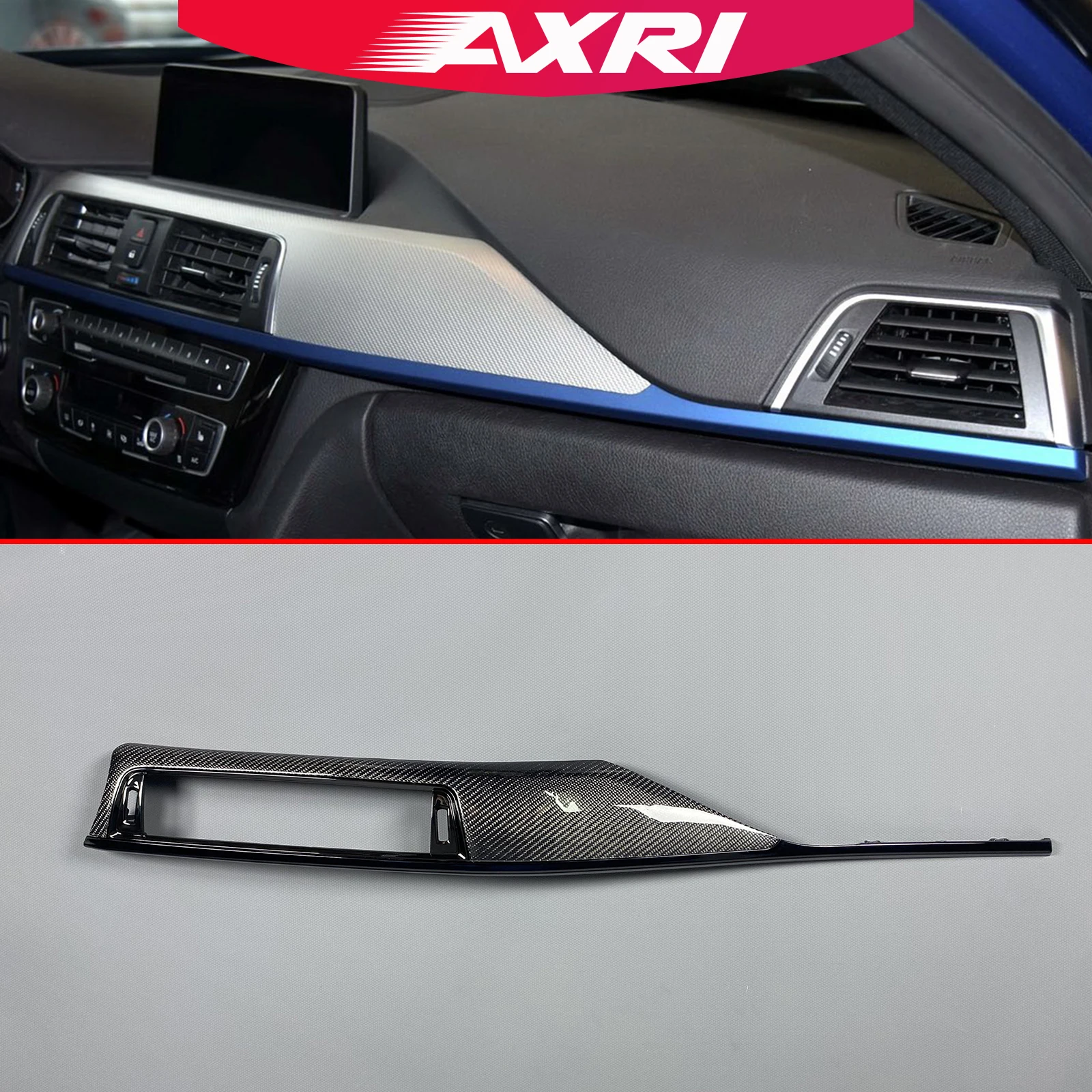 Carbon Fiber Interior Cover Trim Door Handle Gear Center Console Panel Handbrake Cover  For BMW F30 F32 F34 F36 F80 F82 M3 M4