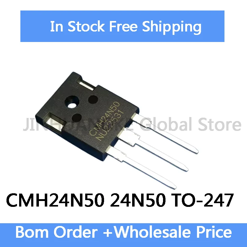 5Pcs CMH24N50 24N50 TO-247 MOSFET 24A 500V New original In Stock IC Wholesale