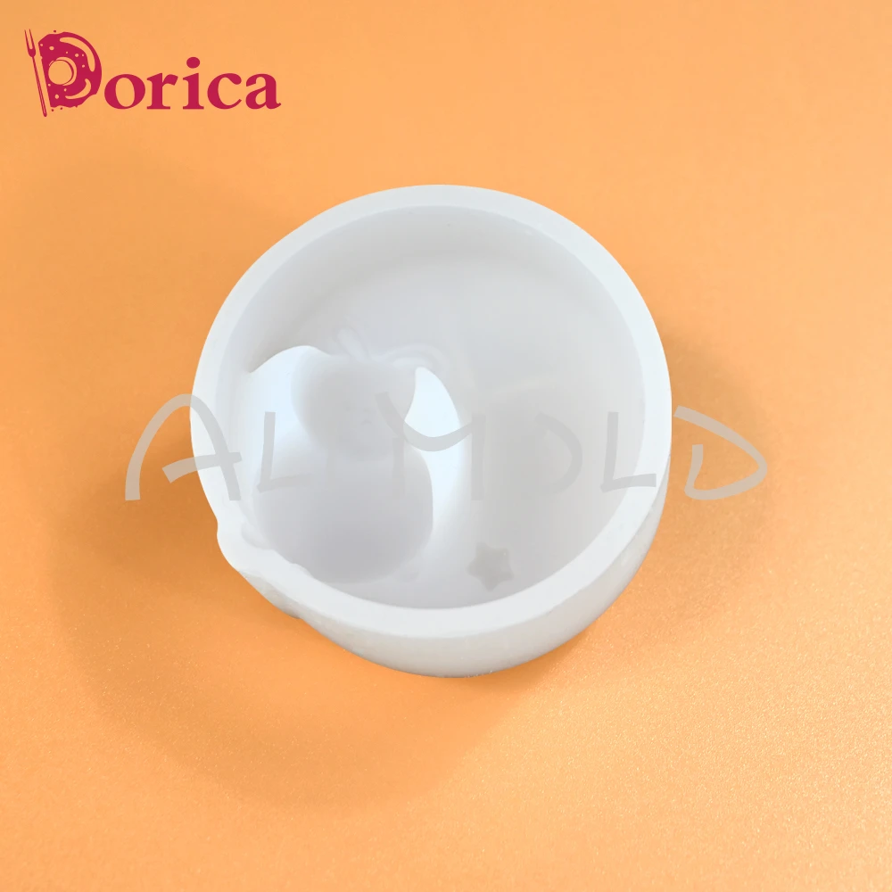 Moon Rabbit Silicone Mold DIY Moon Cake Chocolate Pudding Mousse Cake Mould Aroma Soap Candle Model Cake Decorating Tools Baking