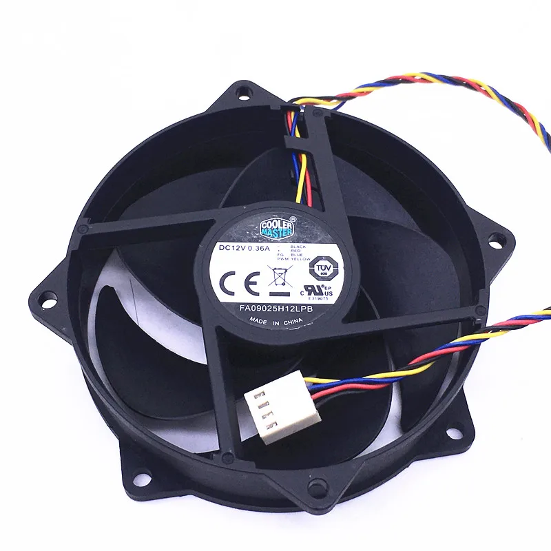 Cooler Master FA09025H12LPB DC 12V 0.36A 92x92mm 4-Wire Cooling Fan