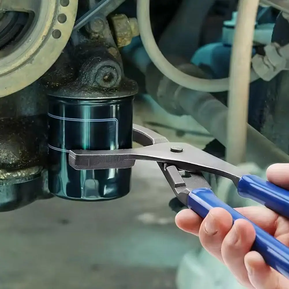 9/12 "قابل للتعديل فلتر زيت كماشة المشبك نوع وجع فلتر زيت إزالة تفكيك أداة لشاحنة إصلاح السيارات الأدوات اليدوية