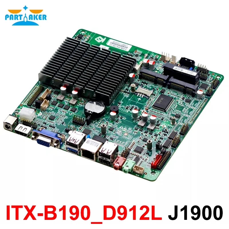 

Тонкая материнская плата ITX, Intel X86 J1900, четырехъядерная мини-материнская плата без вентилятора, системная плата ITX, компьютер Linux для промышленного использования