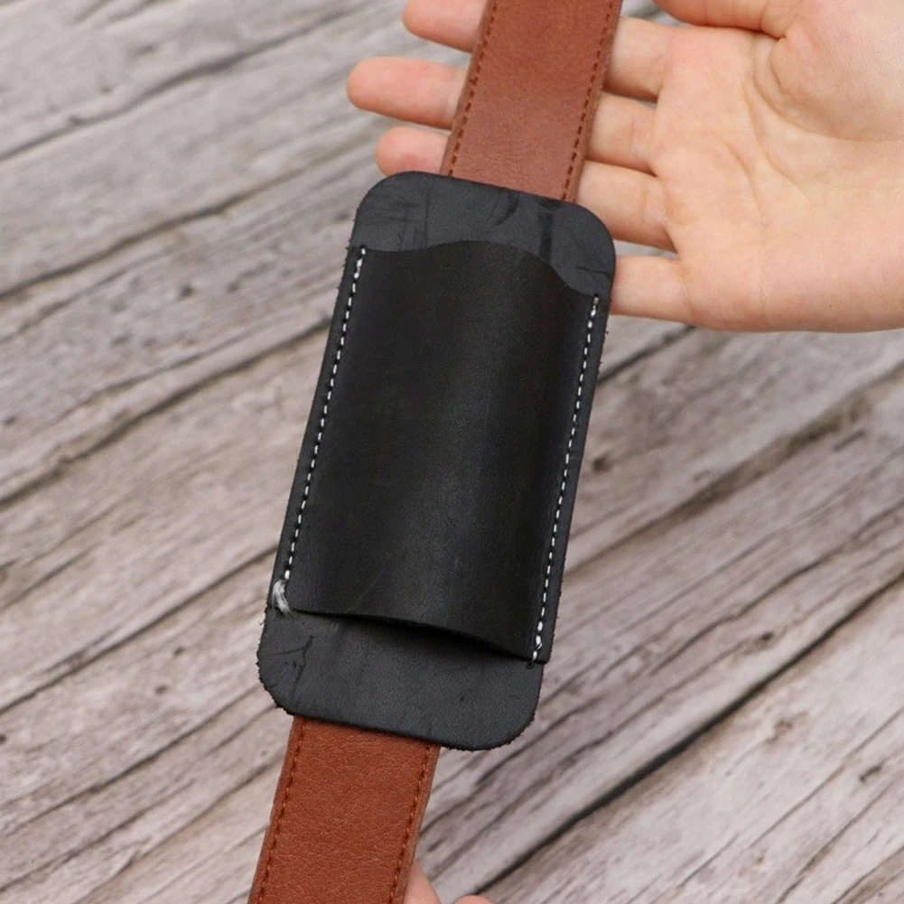 

Handmade For Durable Leather Sheath for Compact Carry with One Hand Access and Comfortable Horizontal Belt Design