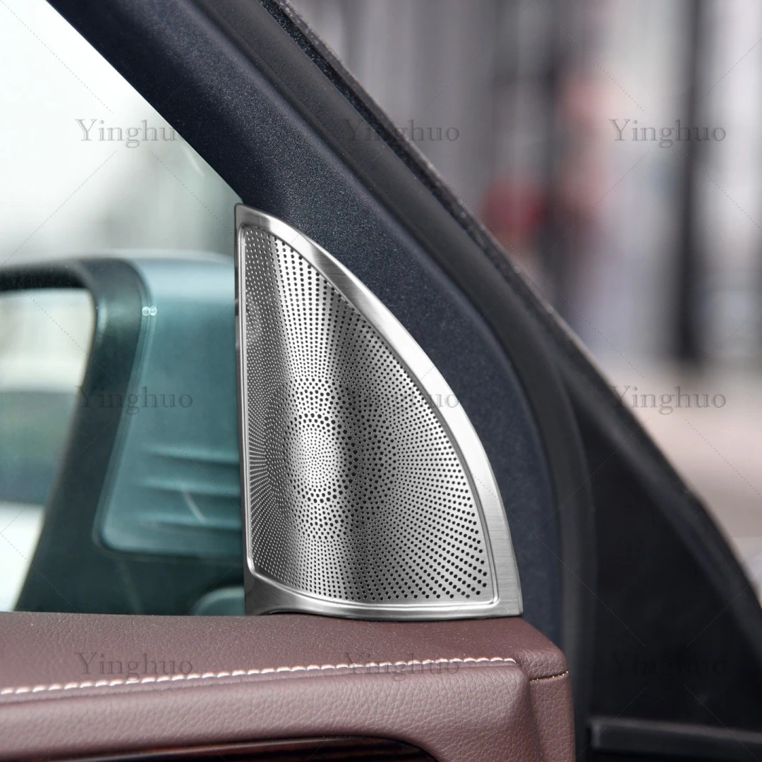 

For Mercedes Benz E/C/GLC Class W213 W205 X253 Car Audio Speaker Cover Trim Door Loudspeaker Cover Trim Car Accessories interior
