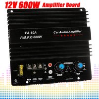 12V 600W Mono Channel Amplifier Board Car Subwoofer Bass Audio Amplifier Power Amplificador