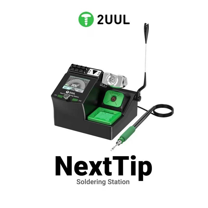 2UUL NT210 NextTip Soldering Station with Large Screen  80W High Power Fast Heating Precise for Mobile Phone/Tablet Chip Repair