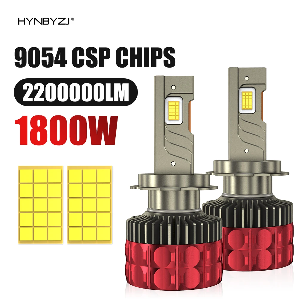 

H7 1800W 2200000LM H4 H11 Led Headlight High Power 9054 CSP Canbus H1 H8 9005 HB3 9006 HB4 9012 HIR2 Turbo Lamp Car Led Headlamp