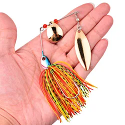 1PC Fishing Lure Wobblers Lures Wobbler Spinners Spoon Bait For Pike Peche Tackle All Artificial Baits Metal Sequins Spinnerbait