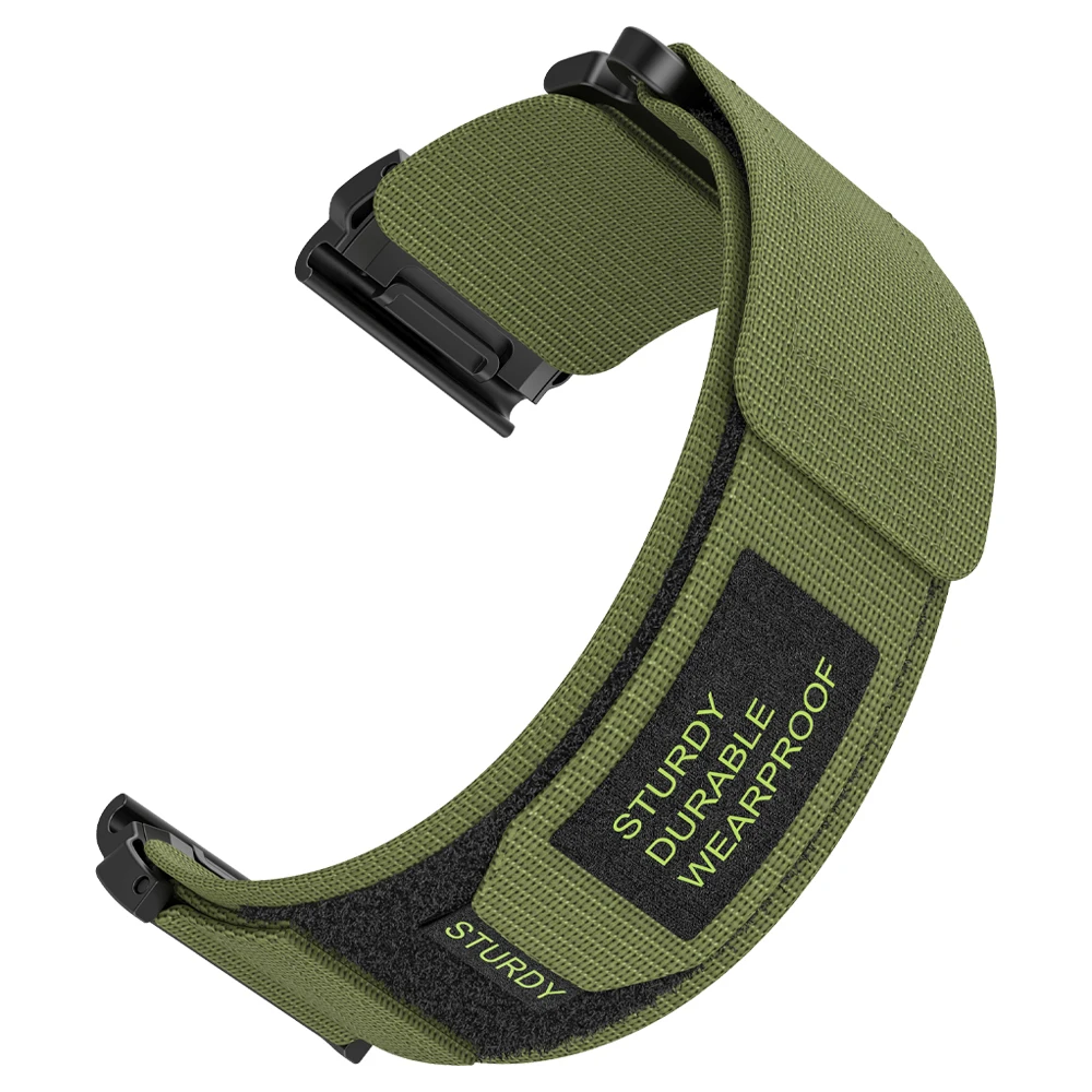 22 mm 26 mm QuickFit Nylonarmband für Garmin Tactix 8 7 Pro Delta Bravo/Quatix 8 7X Solar 7 6 5/Forerunner 970 965 955 945 Armband