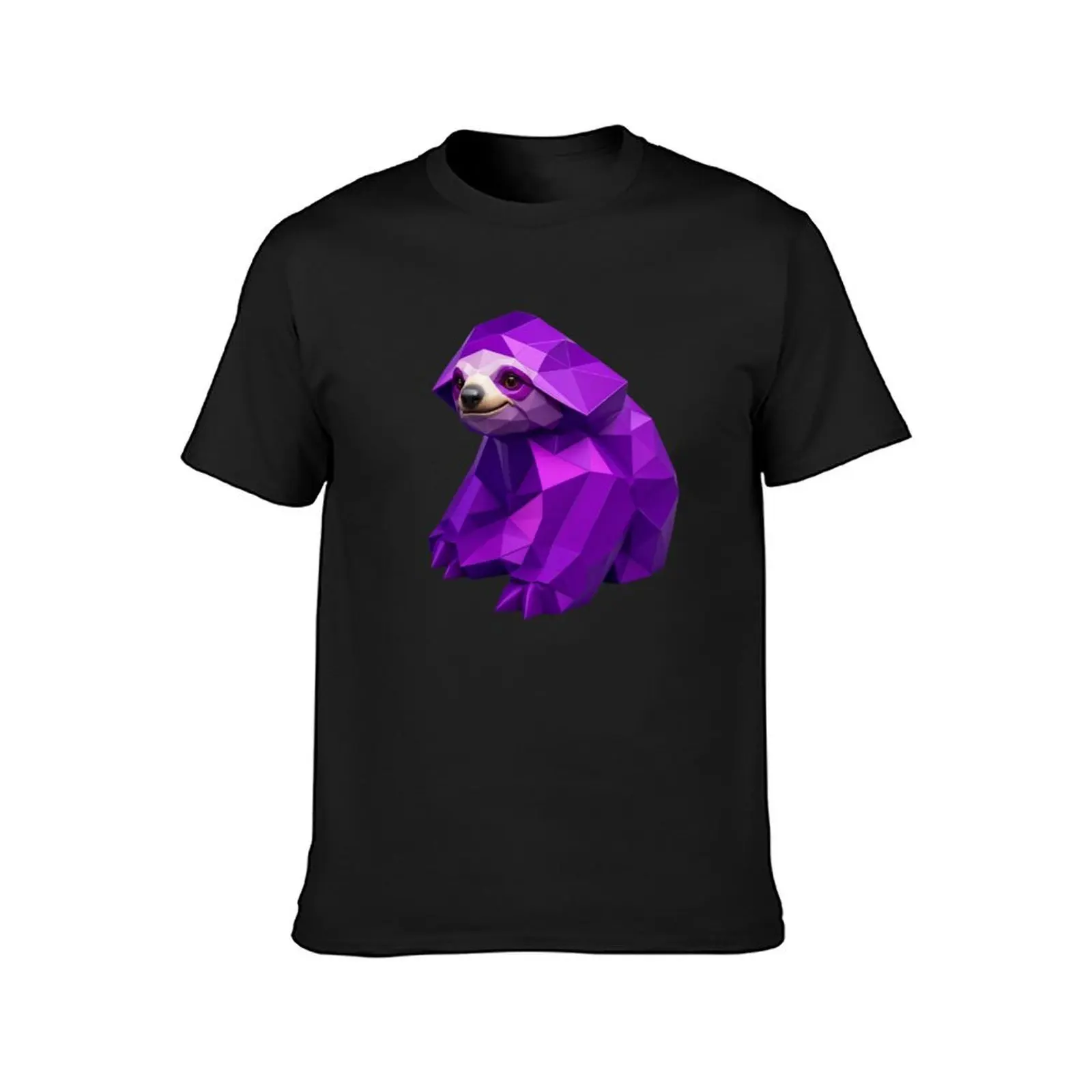 Rest, Recharge, and Unwind with An Adorable Geometric Sloth! T-Shirt anime clothes graphics men graphic t shirts