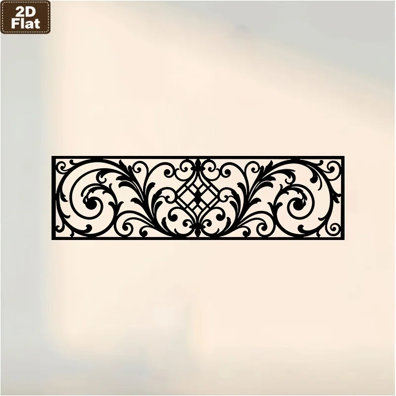 CIFBUY Vintage Scroll Metal Wall Art,Baroque Iron Sculpture Sign,Indoor Outdoor Yard Decor,Easy To Hang for Home