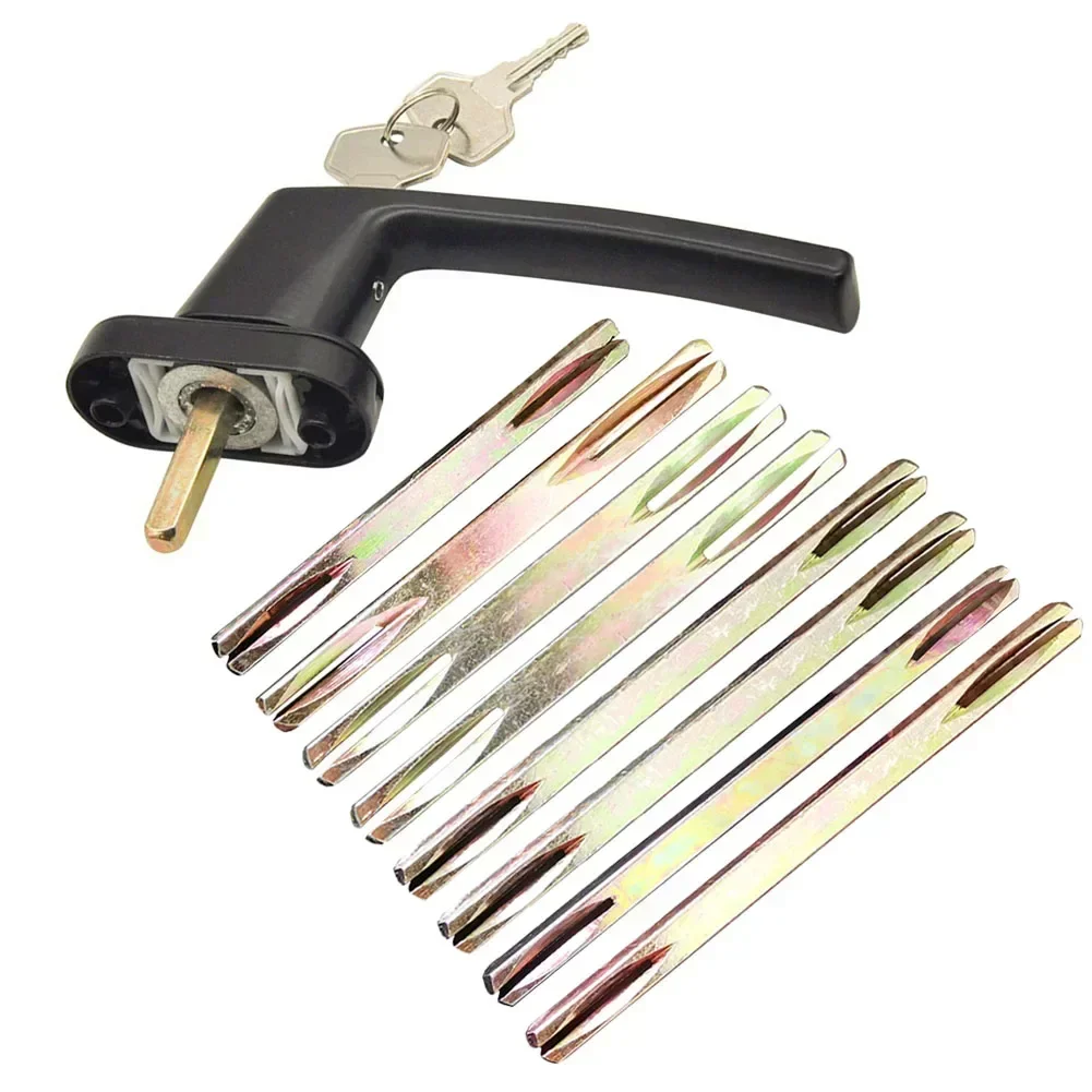 Husillo de eje de hierro y acero Ferro, 8x8mm, 8mm de longitud, 85-130mm, para manija de puerta y ventana, perilla de palanca, Pin cuadrado