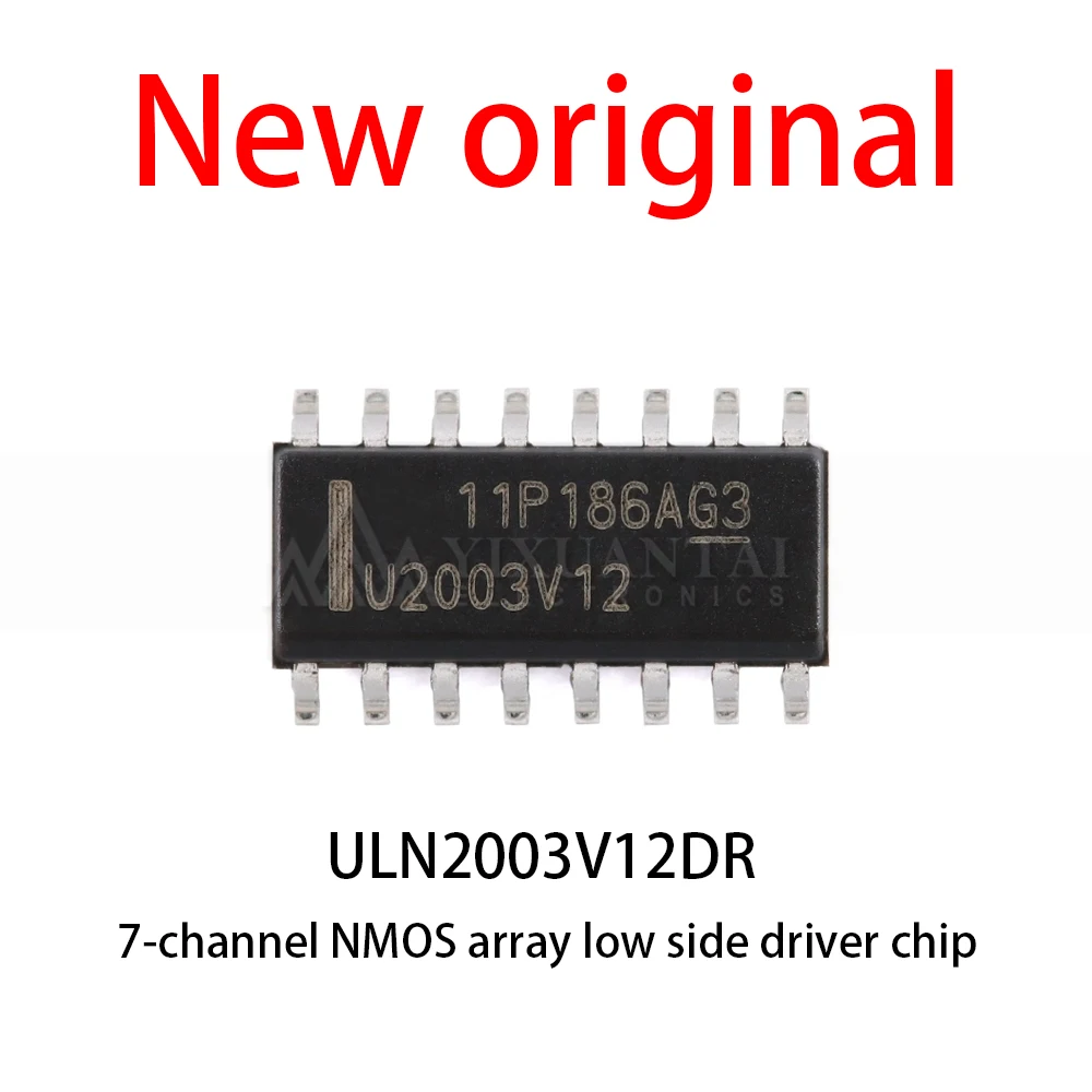 

10-50Pcs/Lot New original ULN2003V12DR ULN2003V12 U2003V12 SOP-16 7-channel NMOS array low side driver chip