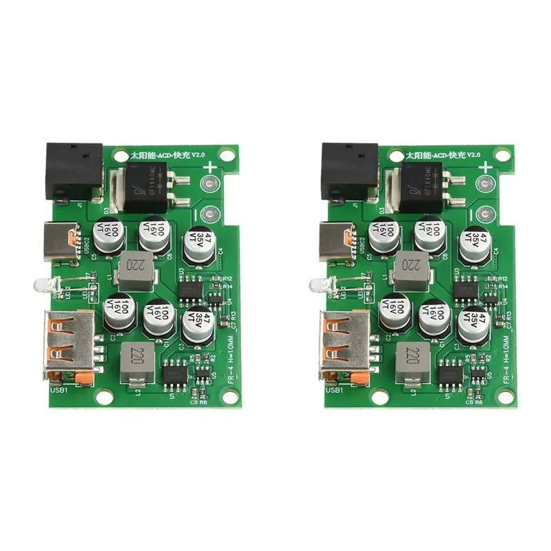 ABRU-2X MPPT Solar Controller With Voltage Stabilizer, Inverter,Quick Charge QC2.0/3.0,Type-C & DC Output