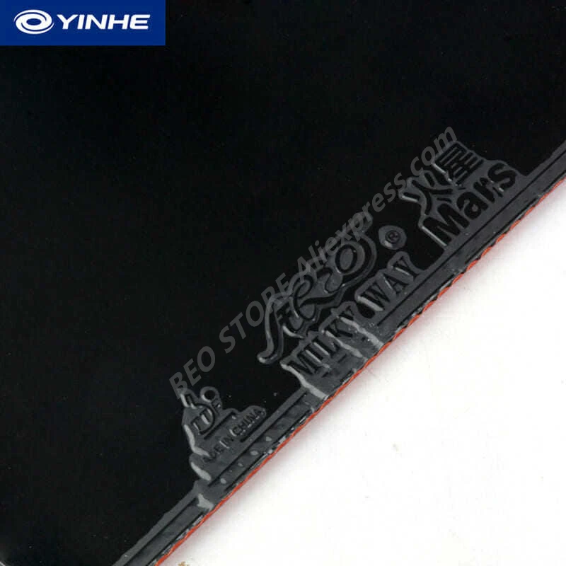Original YINHE MARS 2 Table Tennis Rubber Non-Sticky Ping Pong Rubber Topsheet with Pre-tuned Cake Sponge for Loop Driving