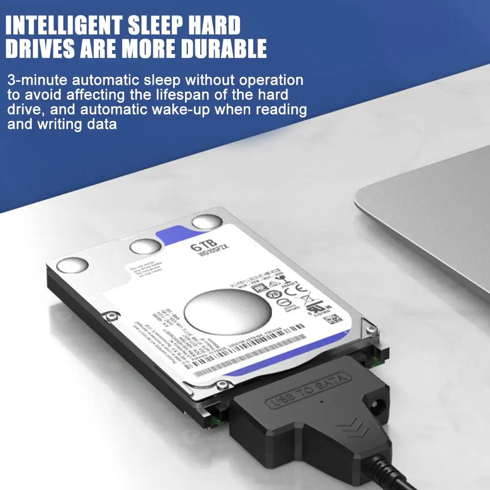 New Sata To USB 3.0 Adapter Converter Cable, For 3.5 Inch External HDD SSD Hard Drive SATA Cable