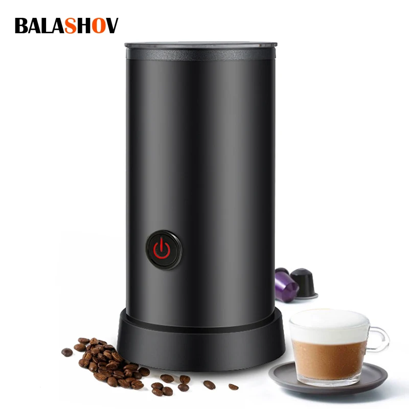 Automatic Milk Frother Hot and Cold Electric Frother for Latte Cappuccino Coffee Making EU Plug