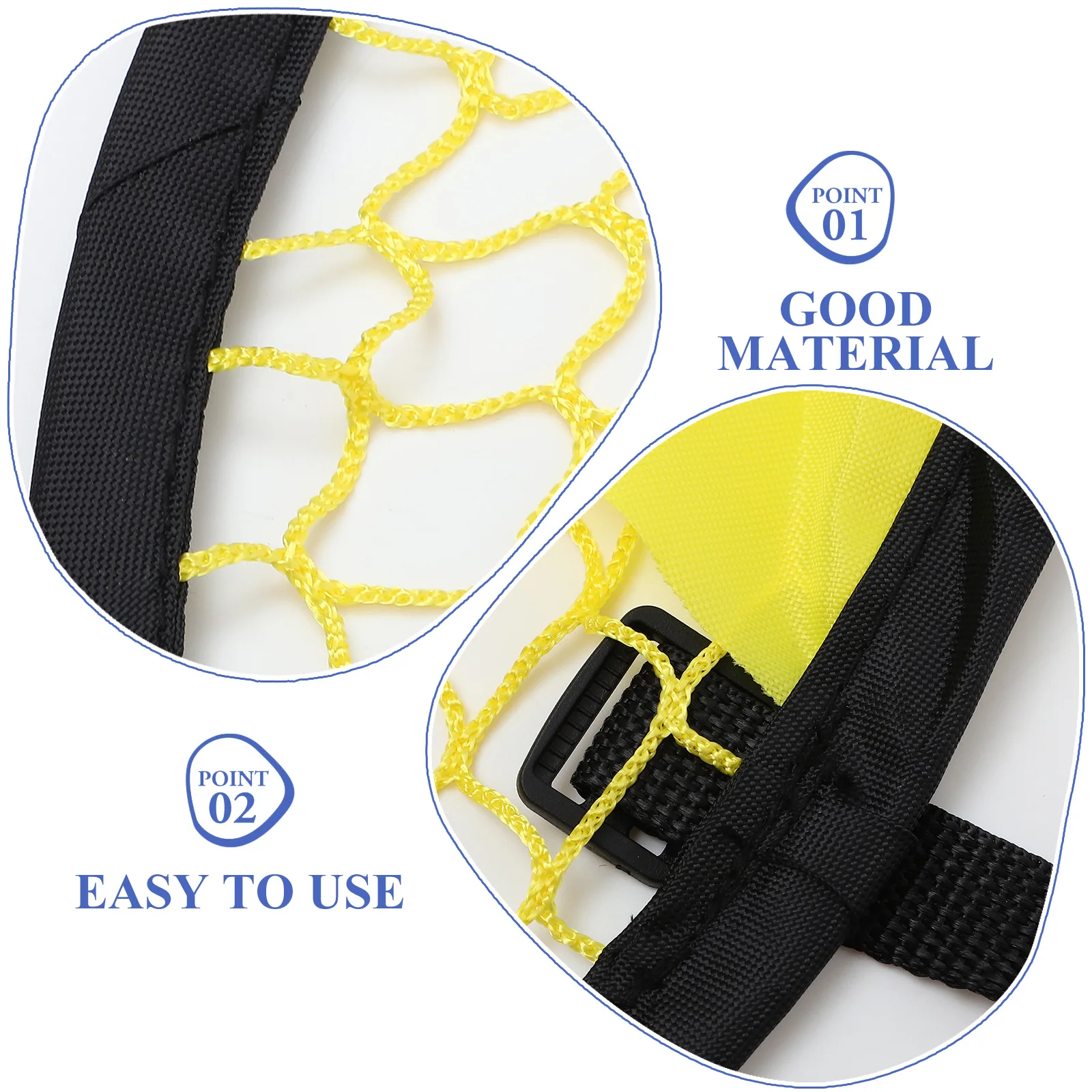 

Portable Football Training Net Accurate Shooting Target Soccer Goal Net for Youth Skills Practice