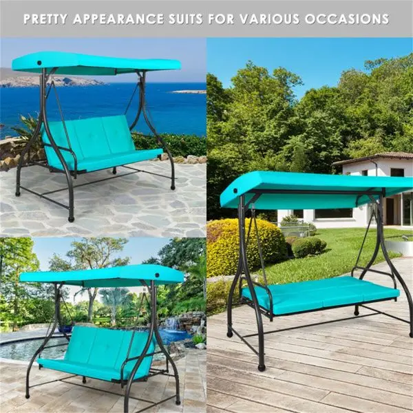 

3-Seat Swing Chairs , Convertible Swing Hammock Bed