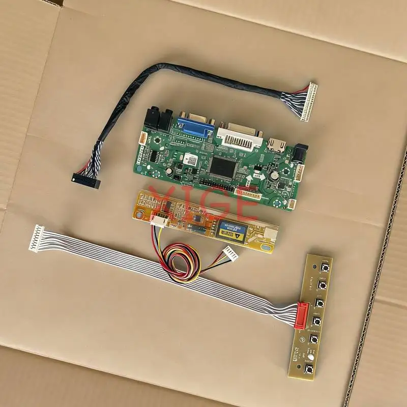 

For LQ154K1LB LTD154EX0 QD15TL07 LQ154K1LA Matrix Controller Drive Board DIY Kit 1280x800 LVDS-30Pin 1CCFL 1280*800 HDMI+DVI+VGA