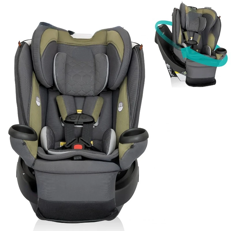 

Revolve360 Extend All-in-One Rotational Car Seat with Quick Clean Cover (Rockland Green)