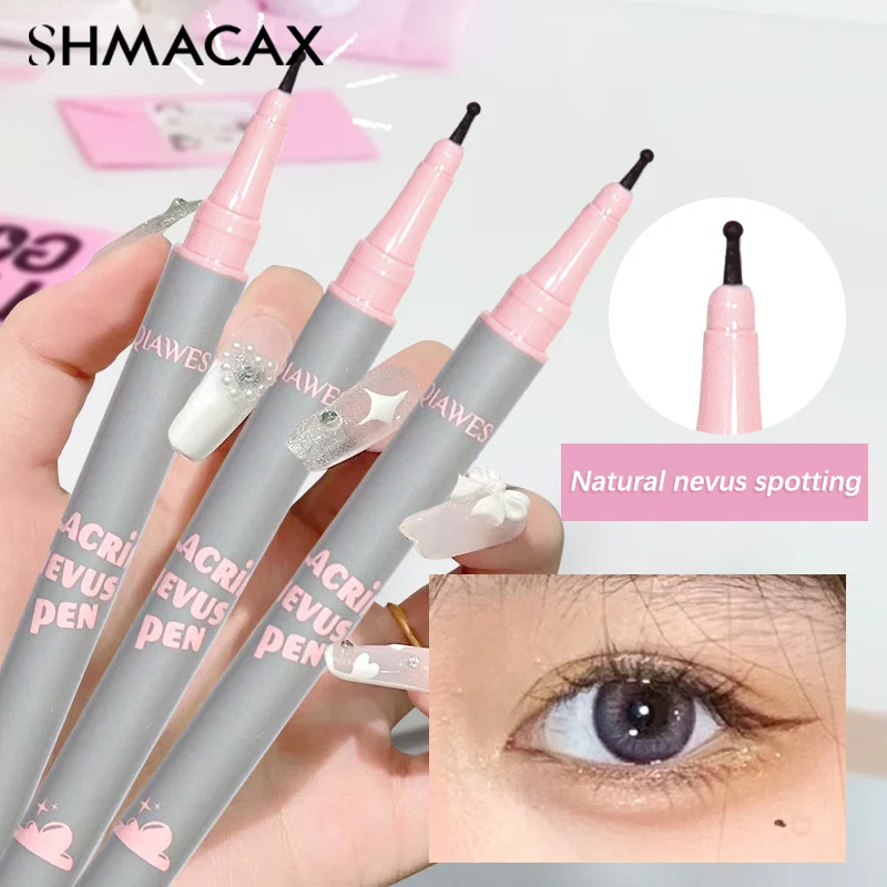 Long-Lasting Face Fake Tear Mole Pen Natural Lifelike Freckle Stamp Pencil Waterproof Dot Spot Pen Makeup Cosmetics