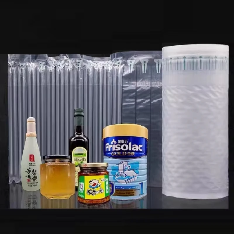 Sac à bulles gonflable résistant aux chocs, nouvelle colonne d'air, tampon logistique, emballage d'articles fragiles, rouleau de Film de Protection d'amortissement de courrier