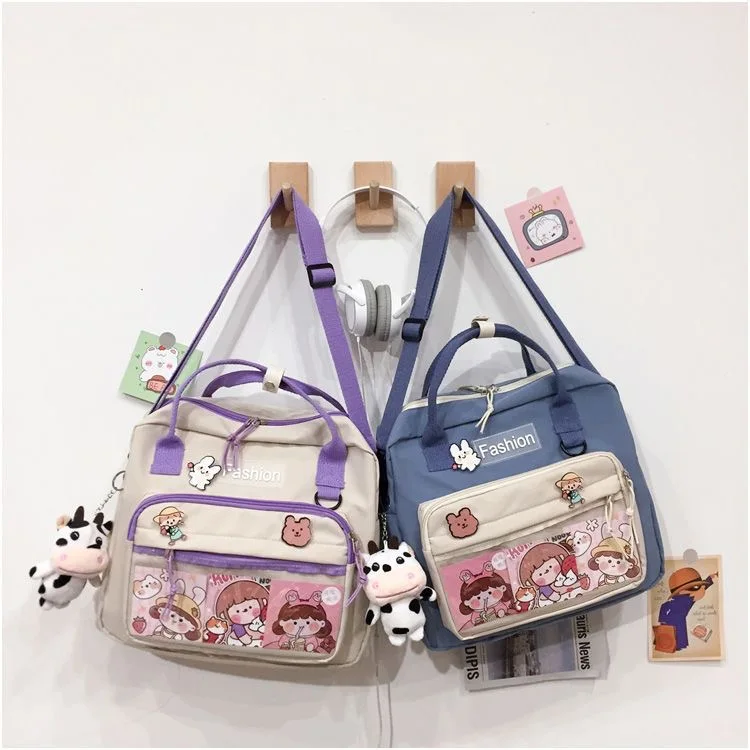 Giapponese Itabag High School Girls Tote Bag multifunzionale JK School Bags borsa a tracolla trasparente zaino donna Kawaii itabag