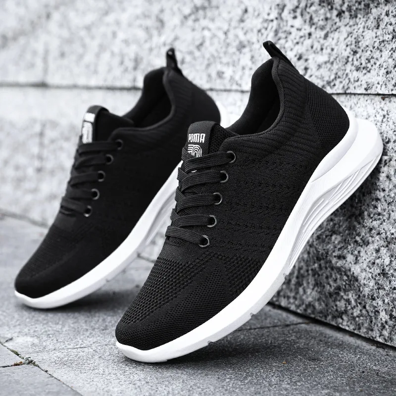 Comfortable Breathable Knit Slip on Sneakers Walking Shoes for Men Stylish Convenient and Orthopedic Shoes Everyday and Travel