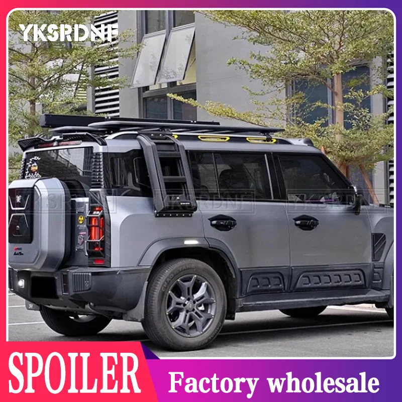 

For 23-25 Chery Jetour Traveller T2 Carbon fiber pattern Tail Wing Spoiler Decoration Wings Rear Exterior Parts Auto Accessories