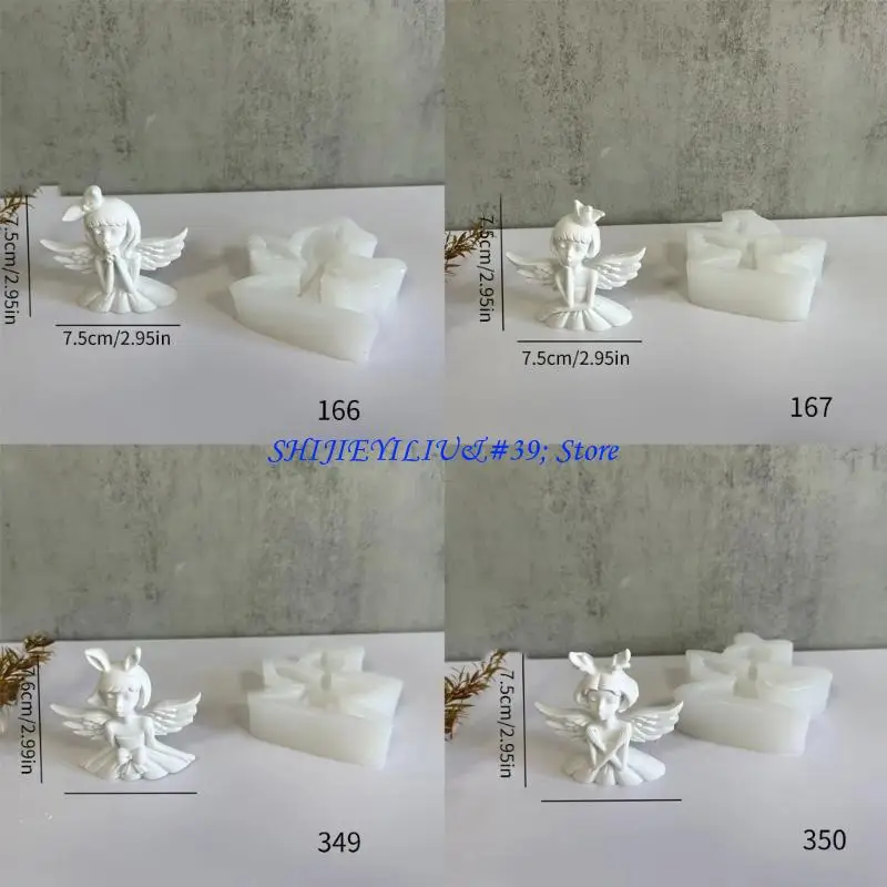 e21f Angel Girl Molds DIY epoxy resin molds table mold mould