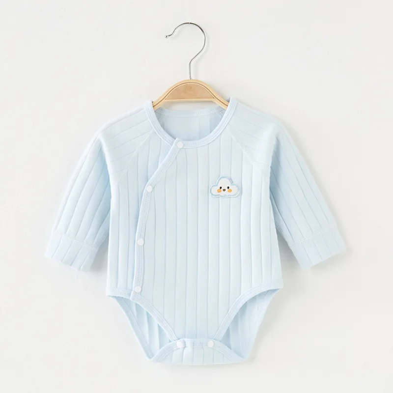 0-18M Newborn Infant Boy Romper Girl Bodysuit Jumpsuit Soft Baby Underwear Long Sleeve Toddler Sleepwear Children Clothes A799