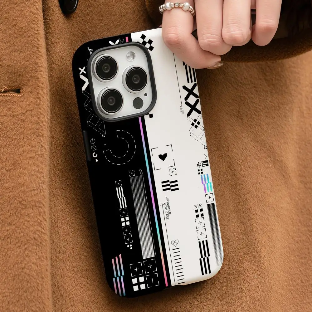 

Game CSGO Printstream Phone Case For iPhone 16 15 14 13 12 11 Pro Max Plus Glossy HD Double-Layer Liquid Back Film Hard Shell