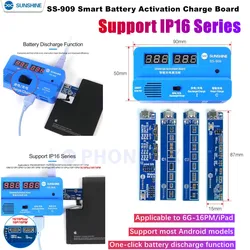 SUNSHINE SS-909 Universal Battery Charging Activation Board Fast Charger Plate for iPhone 6-16PM ipad Android Motherboard Repair