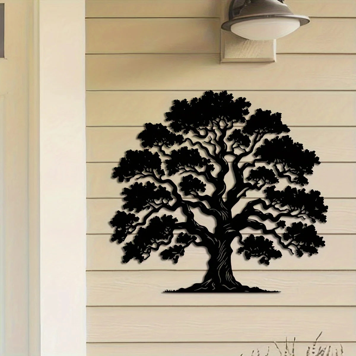 CIFBUY Iron Tree of Life Wall Art Metal Plant Lover Gift Forest Home Balcony Decor Indoor Outdoor Housewarming Present Decor