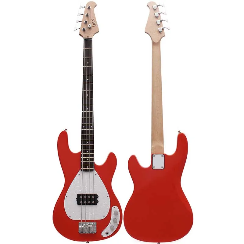 IRIN Electric Bass Rosewood Fingerboard, Basswood Material, Professional Performance, Rock Instrument, Beginner