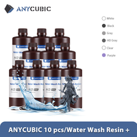 ANYCUBIC Water-Wash 10KG 3D Printer Resin Water-Washable High Precision Low odor And Low Viscosity for LCD 3D printer Photon